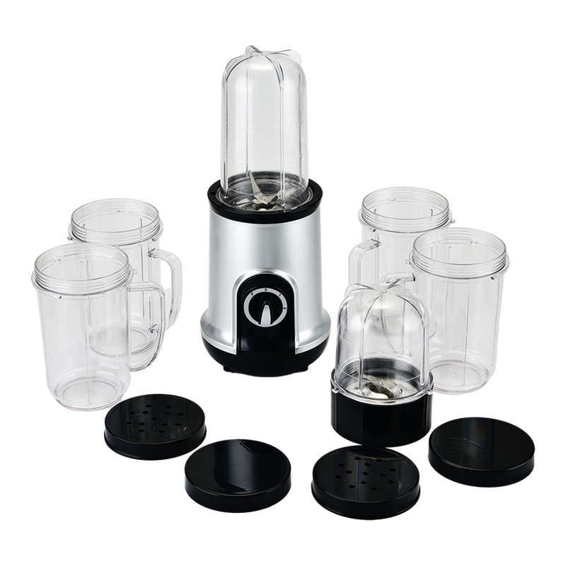 Black Mini Blender With 1.0L/0.75L Blender Jar